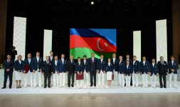 Prezident İlham Əliyev: Azərbaycanda çox güclü və mehriban idman ailəsi var (FOTO)