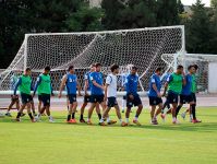 Futbol üzrə Azərbaycan millisi İsrail yığması ilə görüşə belə hazırlaşır (FOTO)
