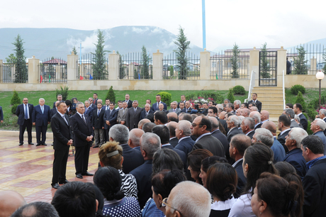 Prezident İlham Əliyev: Dağlıq Qarabağ problermi ancaq Azərbaycanın ərazi bütövlüyü çərçivəsində öz həllini tapa bilər (FOTO)
