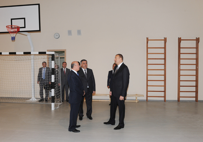 İlham Əliyev Zaqatalada Gözbarax kənd tam orta məktəbinin açılış mərasimində iştirak edib (FOTO)