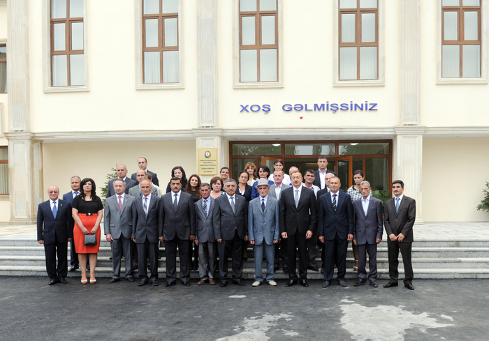 İlham Əliyev Zaqatalada Gözbarax kənd tam orta məktəbinin açılış mərasimində iştirak edib (FOTO)