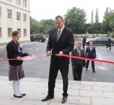 İlham Əliyev Zaqatalada Gözbarax kənd tam orta məktəbinin açılış mərasimində iştirak edib (FOTO)