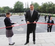 İlham Əliyev Zaqatalada Gözbarax kənd tam orta məktəbinin açılış mərasimində iştirak edib (FOTO)