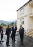 Prezident İlham Əliyev Zaqatalanın Gözbarax kənd sakini üçün yeni tikilmiş fərdi evdə olmuşdur (FOTO)