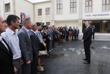 İlham Əliyev Zaqatalada Gözbarax kənd tam orta məktəbinin açılış mərasimində iştirak edib (FOTO)