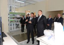 İlham Əliyev Şəkidə taxıl anbarı və dəyirman kompleksinin açılışında iştirak edib (FOTO)