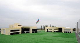 Prezident İlham Əliyev Şəkidə Heydər Əliyev Mərkəzinin təməlqoyma mərasimində iştirak edib (FOTO)