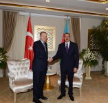 İlham Əliyevin və Rəcəb Tayyib Ərdoğanın təkbətək görüşü olub (FOTO)