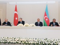 Azərbaycan-Türkiyə sənədləri imzalanıb (FOTO)