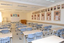 Zirə qəsəbəsində 120 nömrəli məktəb üçün beş korpusdan ibarət yeni bina tikilib (FOTO)