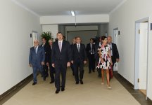 İlham Əliyev və xanımı Bakının Keşlə qəsəbəsində yeni məktəb binasının açılışında iştirak ediblər (FOTO)