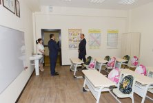 Prezident İlham Əliyev paytaxtın Bülbülə qəsəbəsində yeni inşa olunmuş 327 nömrəli tam orta məktəbin açılışında iştirak edib (FOTO)