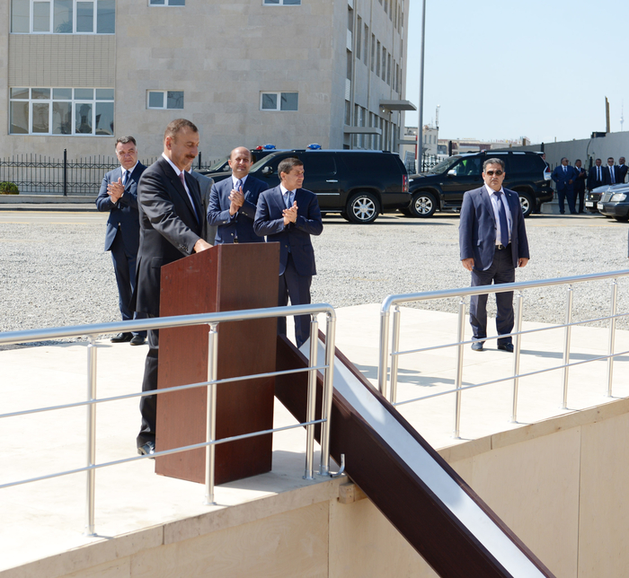 Bakının Keşlə qəsəbəsində 100 yerlik uşaq bağçası binasının təməli qoyulub (FOTO)