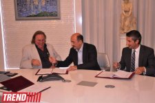 "Azərbaycanfilm" kinostudiyasının yenidən qurulmasına dair müqavilə imzalanıb (FOTO)
