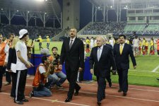 Azərbaycan Prezidenti İlham Əliyev və xanımı FIFA U-17 qadınlararası dünya çempionatının açılış mərasimində iştirak ediblər (FOTO)