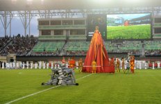Azərbaycan Prezidenti İlham Əliyev və xanımı FIFA U-17 qadınlararası dünya çempionatının açılış mərasimində iştirak ediblər (FOTO)