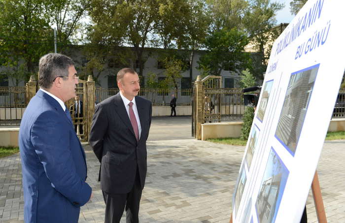 İlham Əliyev Bakıda 32 nömrəli şəhər poliklinikasının açılışında iştirak edib (FOTO)