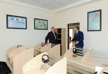 Azərbaycan Prezidenti Qobustan qəsəbəsində orta məktəbin açılışında iştirak edib (FOTO)