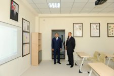 Azərbaycan Prezidenti Qobustan qəsəbəsində orta məktəbin açılışında iştirak edib (FOTO)