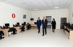 Azərbaycan Prezidenti Qobustan qəsəbəsində orta məktəbin açılışında iştirak edib (FOTO)