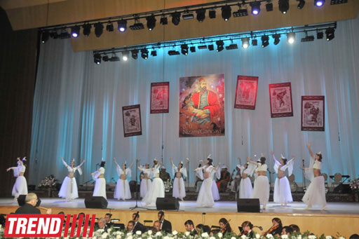 Bakıda Nizami Gəncəvinin 870 illik yubileyinə həsr olunmuş gecə keçirilib (FOTO)