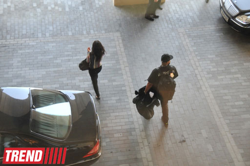Rihanna məşq üçün "Bakı Kristal Zalı"na gedib (FOTO)