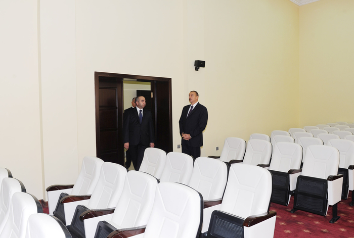 Azərbaycan Prezidenti Tərtərdə Gənclər Mərkəzinin açılışında iştirak edib (FOTO)