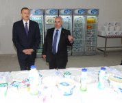 Prezident İlham Əliyev Tərtərdə süd emalı zavodunun açılışında iştirak edib (FOTO)