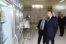 Prezident İlham Əliyev Tərtərdə süd emalı zavodunun açılışında iştirak edib (FOTO)