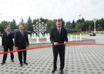 Azərbaycan Prezidenti Tərtərdə Gənclər Mərkəzinin açılışında iştirak edib (FOTO)
