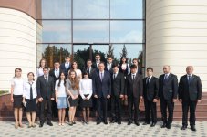 Azərbaycan Prezidenti Tərtərdə Gənclər Mərkəzinin açılışında iştirak edib (FOTO)