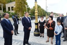 Azərbaycan Prezidenti Yevlaxda Kür çayının sahilində “Bulvar” istirahət mərkəzini açıb (FOTO)