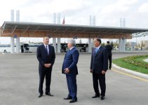 Prezident İlham Əliyev Yevlax şəhər avtovağzal kompleksinin açılışında iştirak edib (FOTO)
