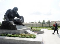 Azərbaycan Prezidenti Bərdədə Qəhrəmanlar parkının açılışında iştirak edib (FOTO)
