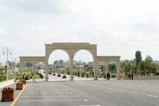 Azərbaycan Prezidenti Bərdədə Qəhrəmanlar parkının açılışında iştirak edib (FOTO)