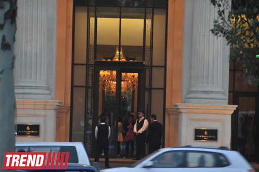 Şakira məşq üçün "Bakı Kristal Zalı"na gedib (FOTO)