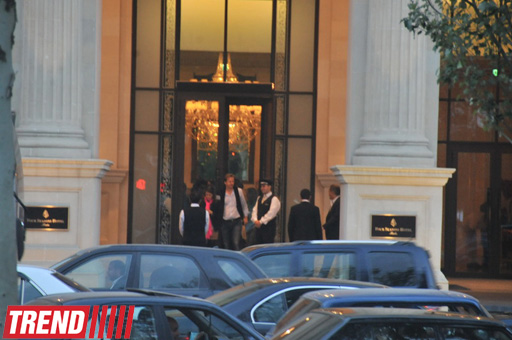 Şakira məşq üçün "Bakı Kristal Zalı"na gedib (FOTO)