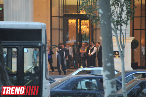 Şakira məşq üçün "Bakı Kristal Zalı"na gedib (FOTO)