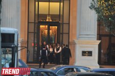 Şakira məşq üçün "Bakı Kristal Zalı"na gedib (FOTO)
