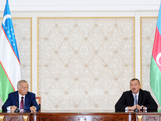 Prezident İlham Əliyev: Azərbaycan və Özbəkistan arasında münasibətlər çox dinamik, effektiv və səmərəli inkişaf edir (FOTO)
