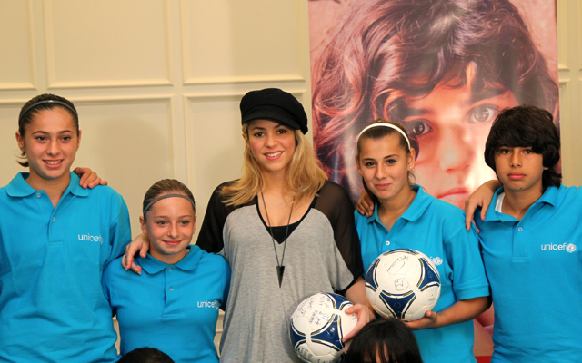 UNICEF-in xoşməramlı səfiri Şakira gənc azərbaycanlı qızlarla təhsilin əhəmiyyətini müzakirə edib (FOTO)