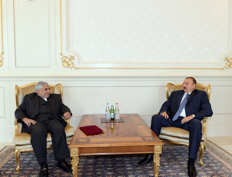 Azərbaycan Prezidenti Misir, Litva və İranın səfirlərinin etimadnaməsini qəbul edib (FOTO)