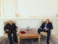 Azərbaycan Prezidenti Misir, Litva və İranın səfirlərinin etimadnaməsini qəbul edib (FOTO)