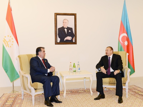 İlham Əliyevin Tacikistan və Pakistan prezidentləri ilə görüşü olub (FOTO)