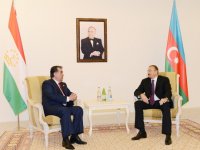 İlham Əliyevin Tacikistan və Pakistan prezidentləri ilə görüşü olub (FOTO)