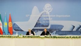 Bakıda İqtisadi Əməkdaşlıq Təşkilatının XII zirvə toplantısı keçirilib (FOTO)
