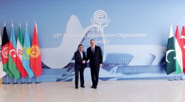Bakıda İqtisadi Əməkdaşlıq Təşkilatının XII zirvə toplantısı keçirilib (FOTO)