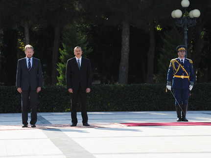 Bosniya və Herseqovinanın Rəyasət Heyətinin Sədrinin rəsmi qarşılanma mərasimi olub (FOTO)