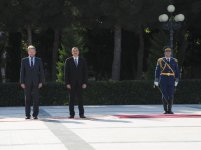 Bosniya və Herseqovinanın Rəyasət Heyətinin Sədrinin rəsmi qarşılanma mərasimi olub (FOTO)