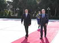 Bosniya və Herseqovinanın Rəyasət Heyətinin Sədrinin rəsmi qarşılanma mərasimi olub (FOTO)